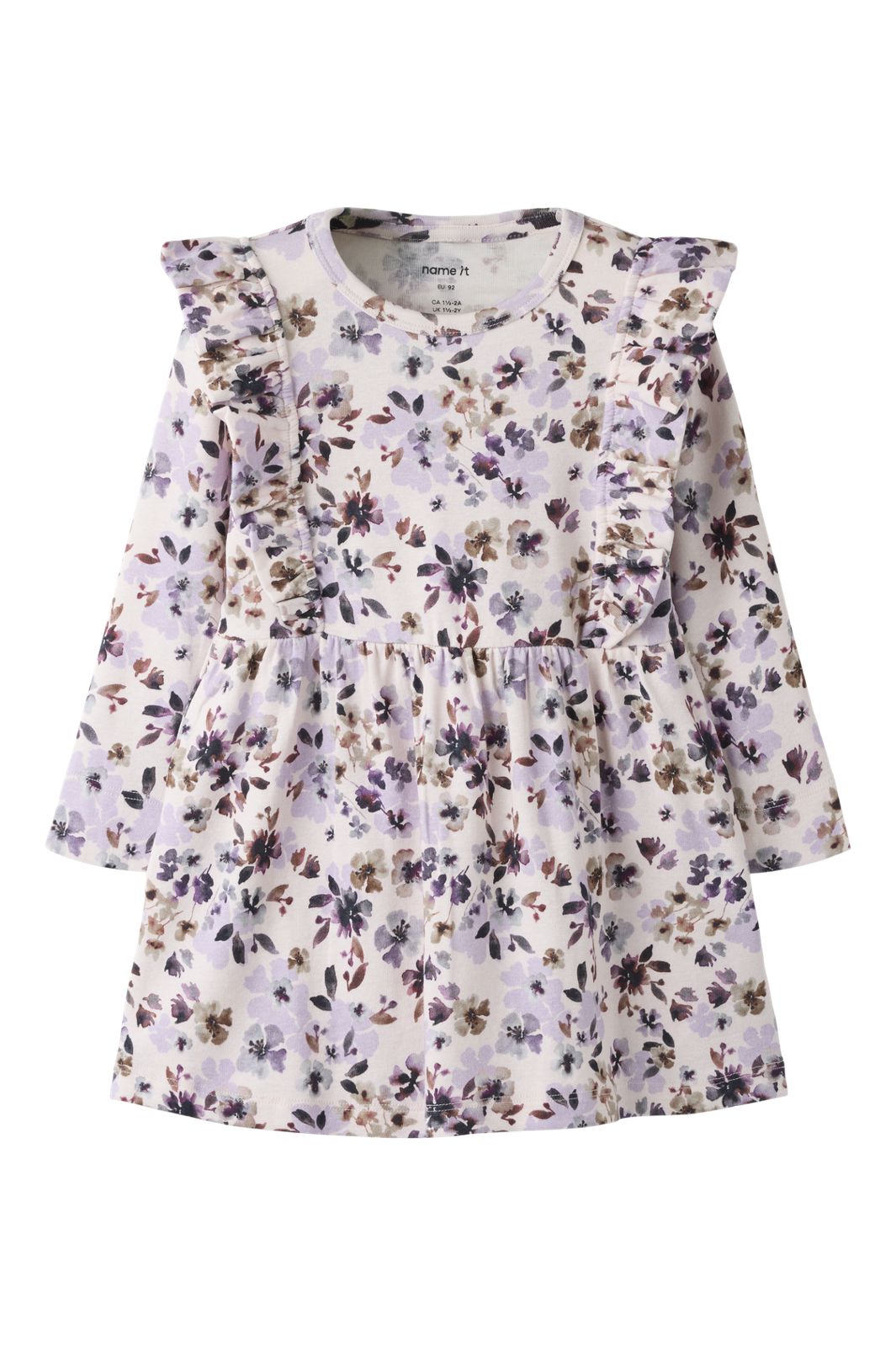 Name It - Nmfkayla Ls Dress Xnoos - 5098683 Calcite Grape Compote/Shopping Bag