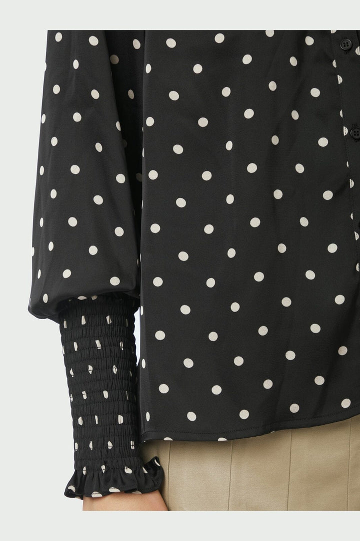 Neo Noir - Camisa Dot Blouse 167161 - 100 - Black