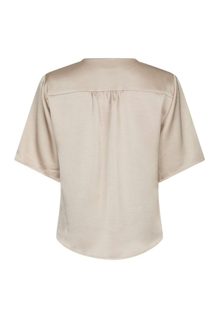 Neo Noir - Casadia Heavy Sateen Blouse 165695 - 720 - Champagne