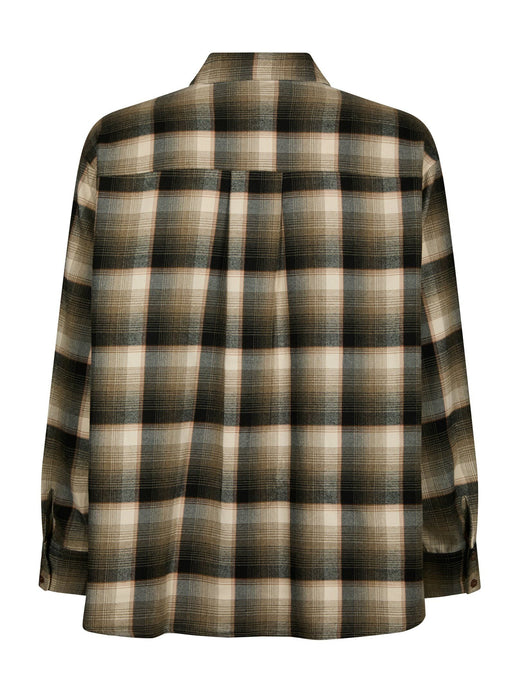 Neo Noir - Dalma Flannel Check Shirt 171678 - 151 - Army Skjorter 