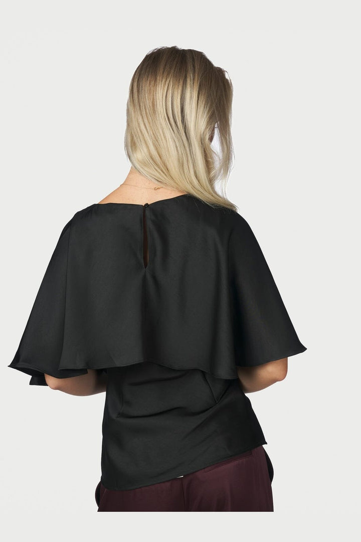 Neo Noir - Danira Heavy Sateen Top 171564 - 100 - Black