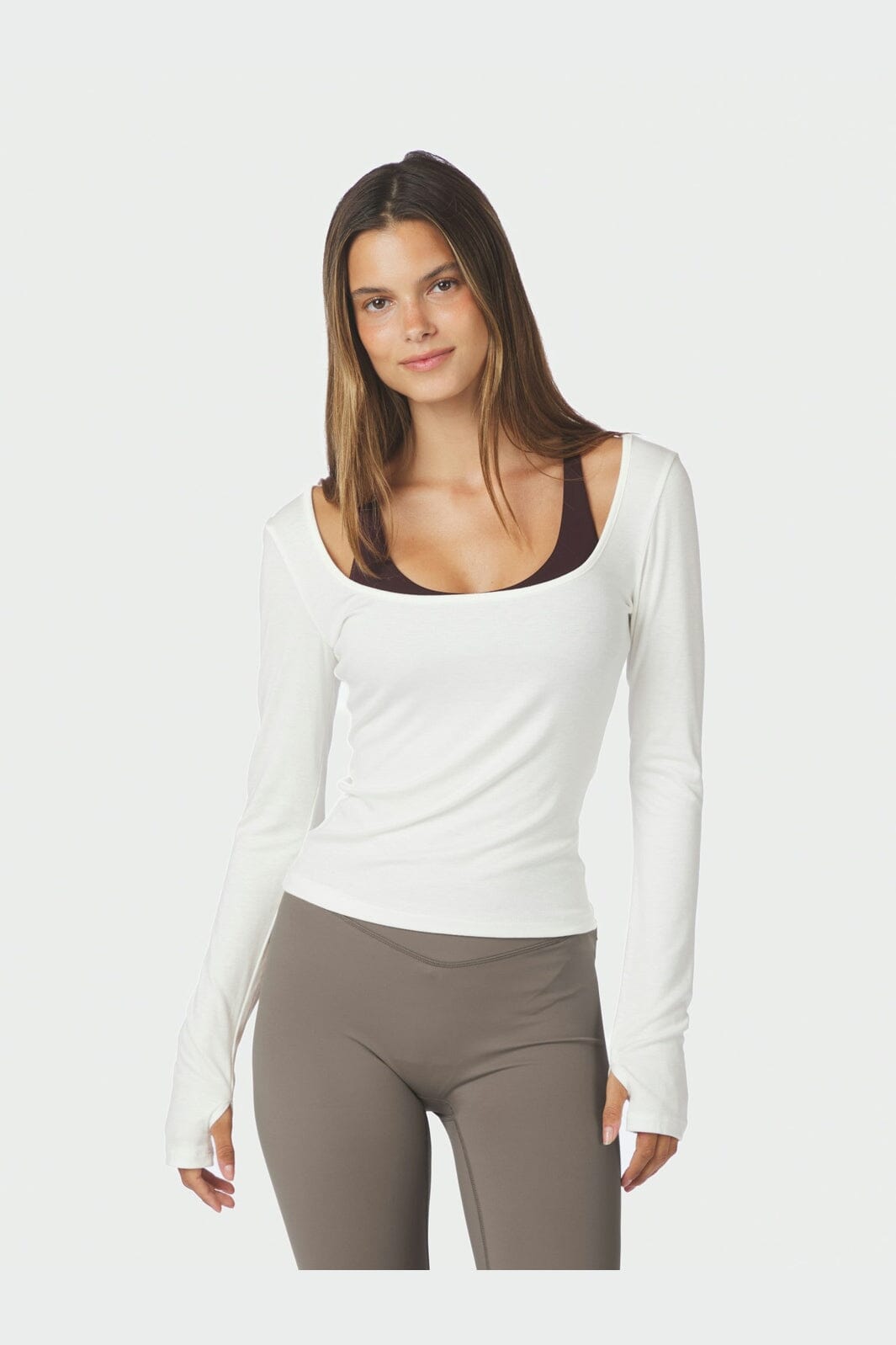 Neo Noir - Elin Jersey Blouse 168341 - 121 - Off White