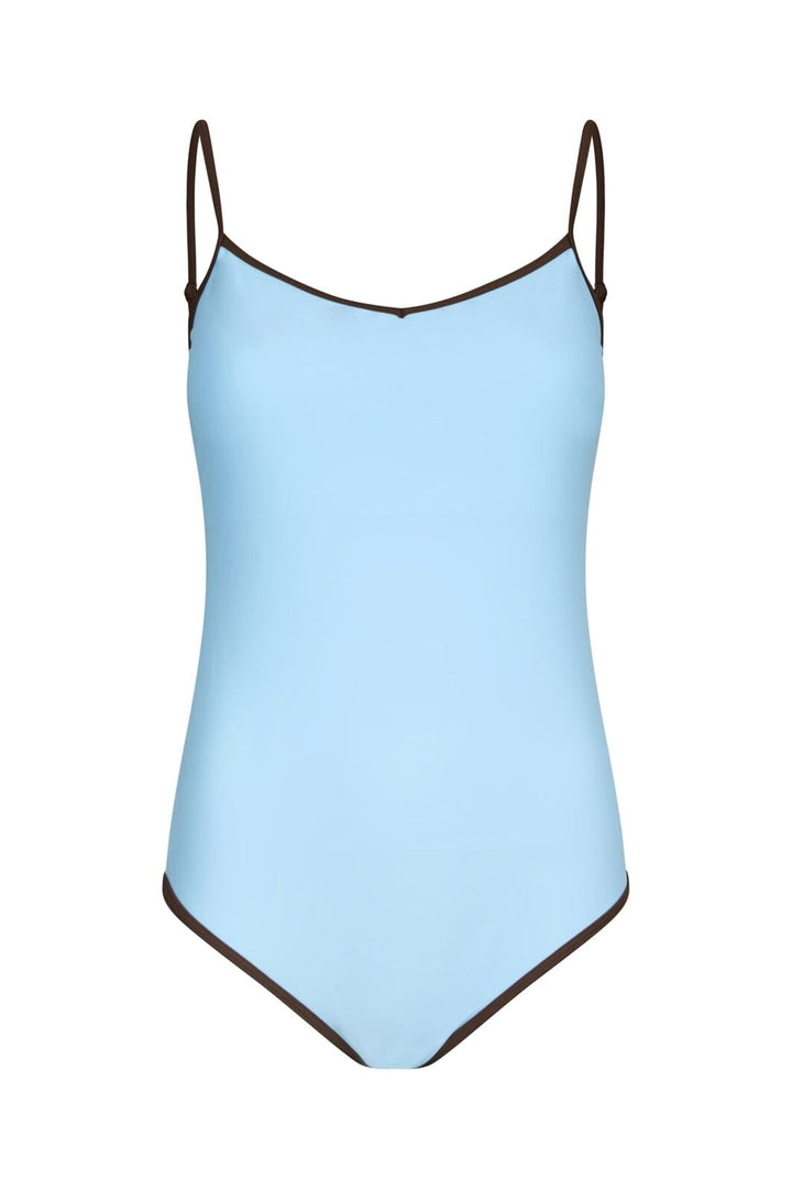 Neo Noir - Felice Solid Contrast Swimsuit 167795 - 145 - Light Blue