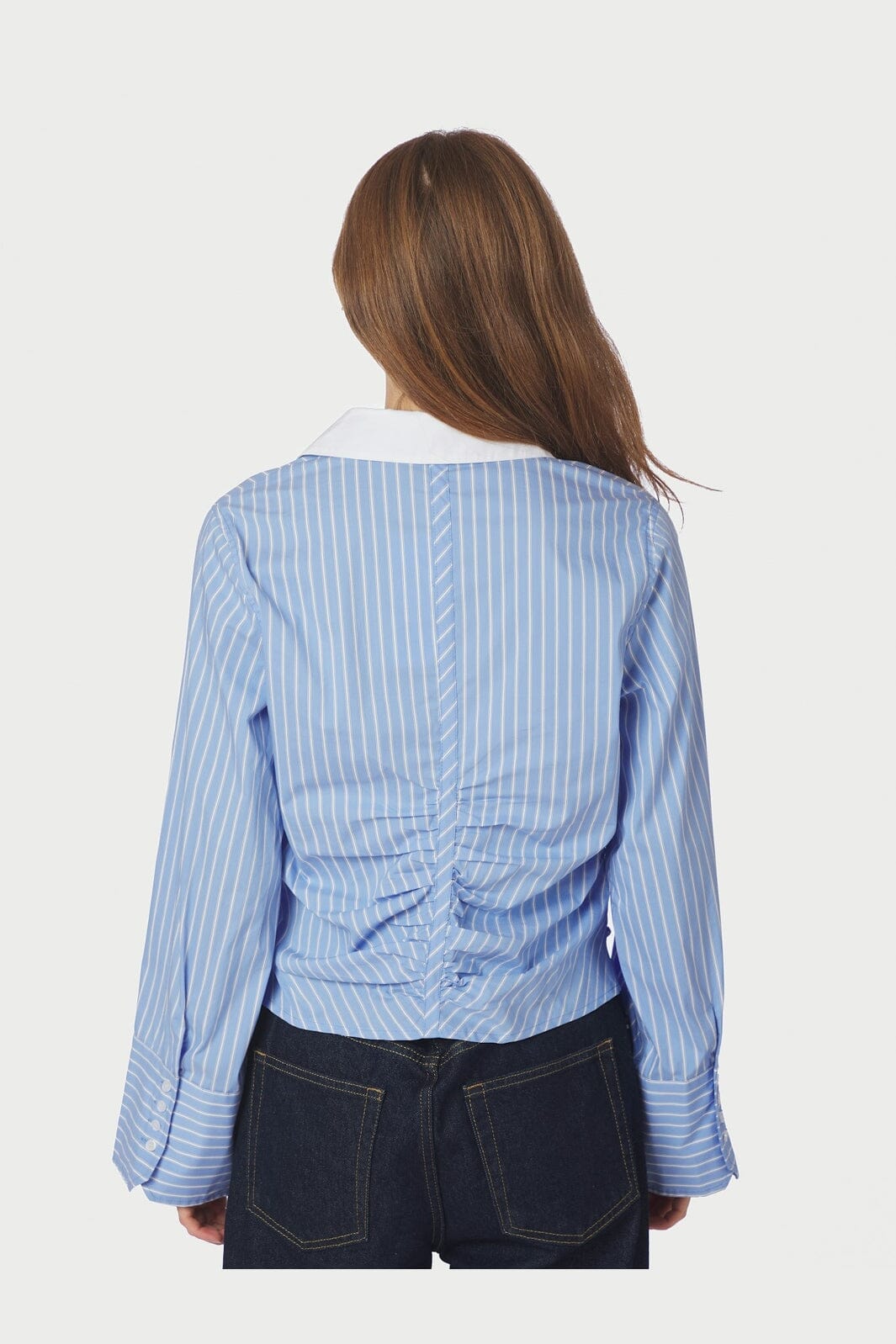 Neo Noir - Francesca Stripe Shirt 165981 - 145 - Light Blue