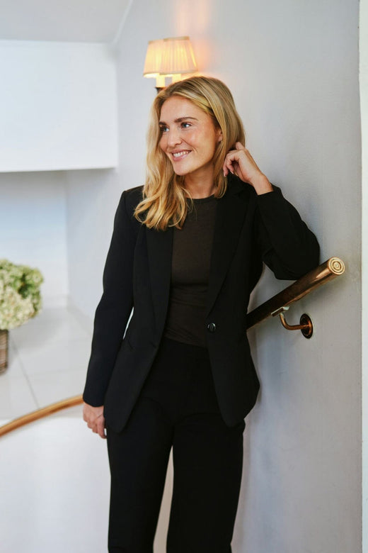 Neo Noir - Francine Suit Blazer 166616 - 100 - Black Blazere 