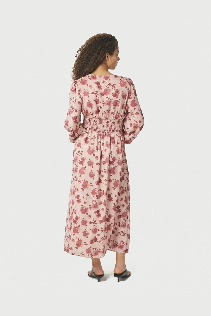 Neo Noir - Jellie Print Dress 167561 - 630 - Dusty Rose