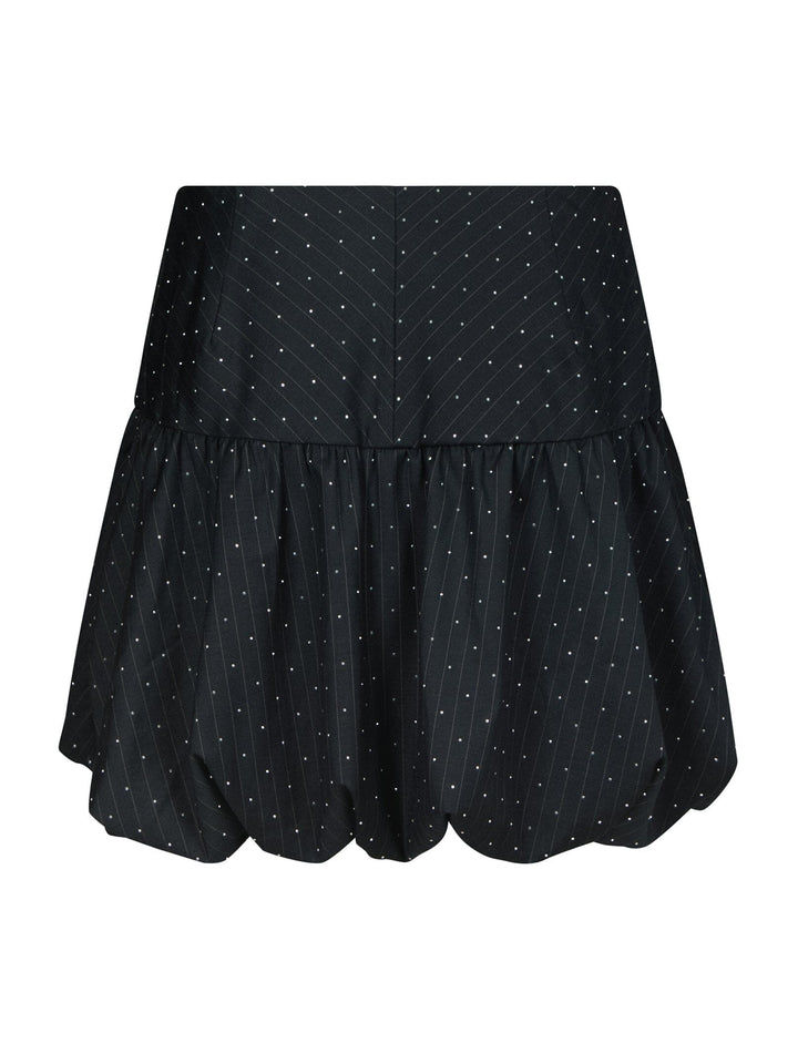 Neo Noir - Jovanna Bedaz Pinstripe Skirt 171212 - 132 - Antracit Nederdele 