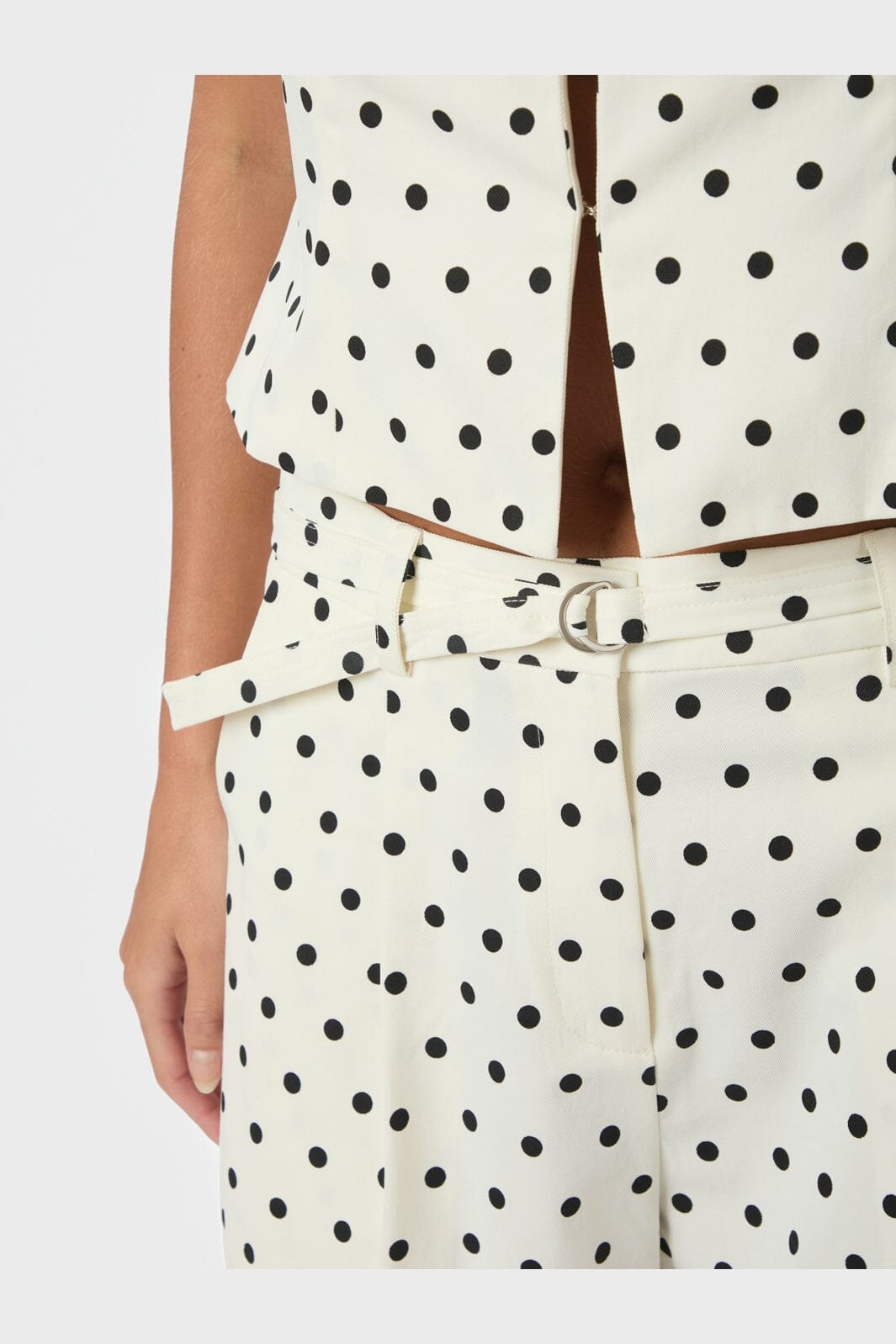 Neo Noir - Malba Dot Pants 167395 - 120 - White