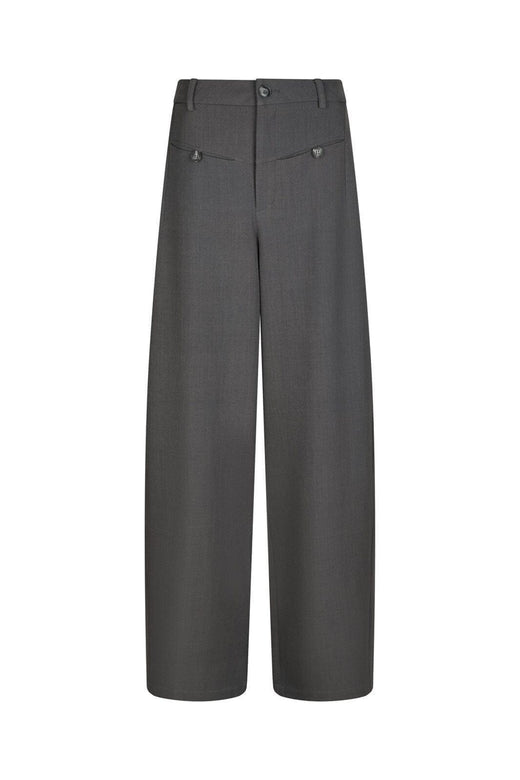 Neo Noir - Massie Structure Pants 165999 - 107 - Dark Grey Melange