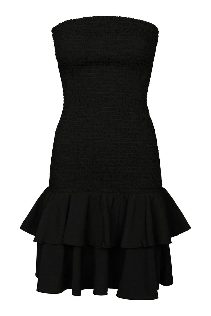 Neo Noir - Mikka Solid Smock Dress 165497 - 100 - Black
