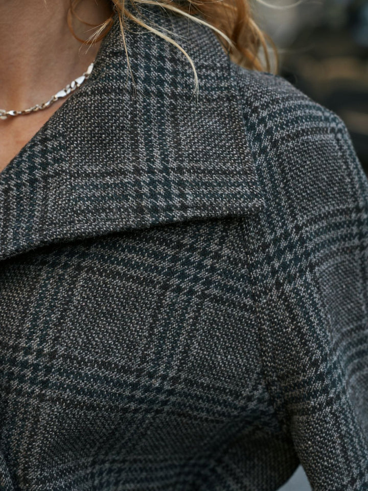 Neo Noir - Munet Check Jacket 170008 - 104 - Dark Grey Jakker 