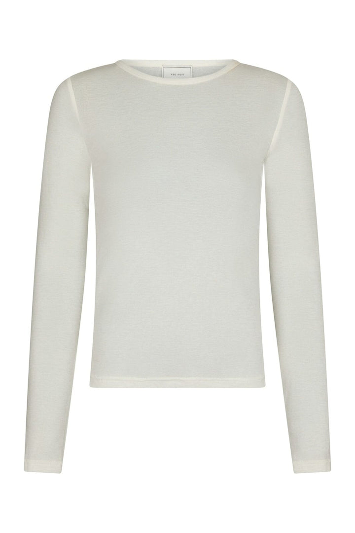 Neo Noir - Nella Fine Rib Blouse 167271 - 120 - White