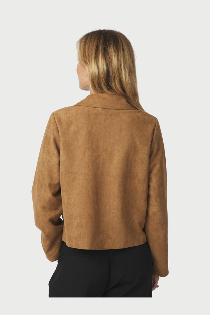 Neo Noir - Nilo Faux Suede Jacket 165954 - 604 - Cognac