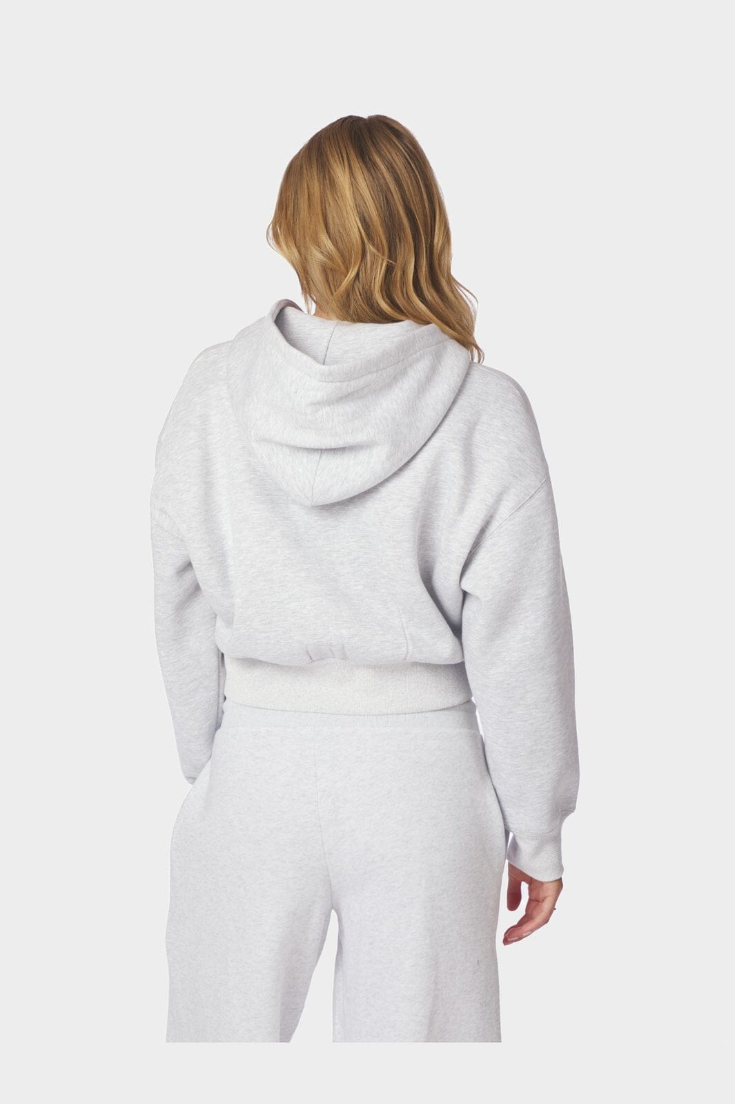Neo Noir - Oliana Zipper Hoodie 169054 - 103 - Light Grey Melange