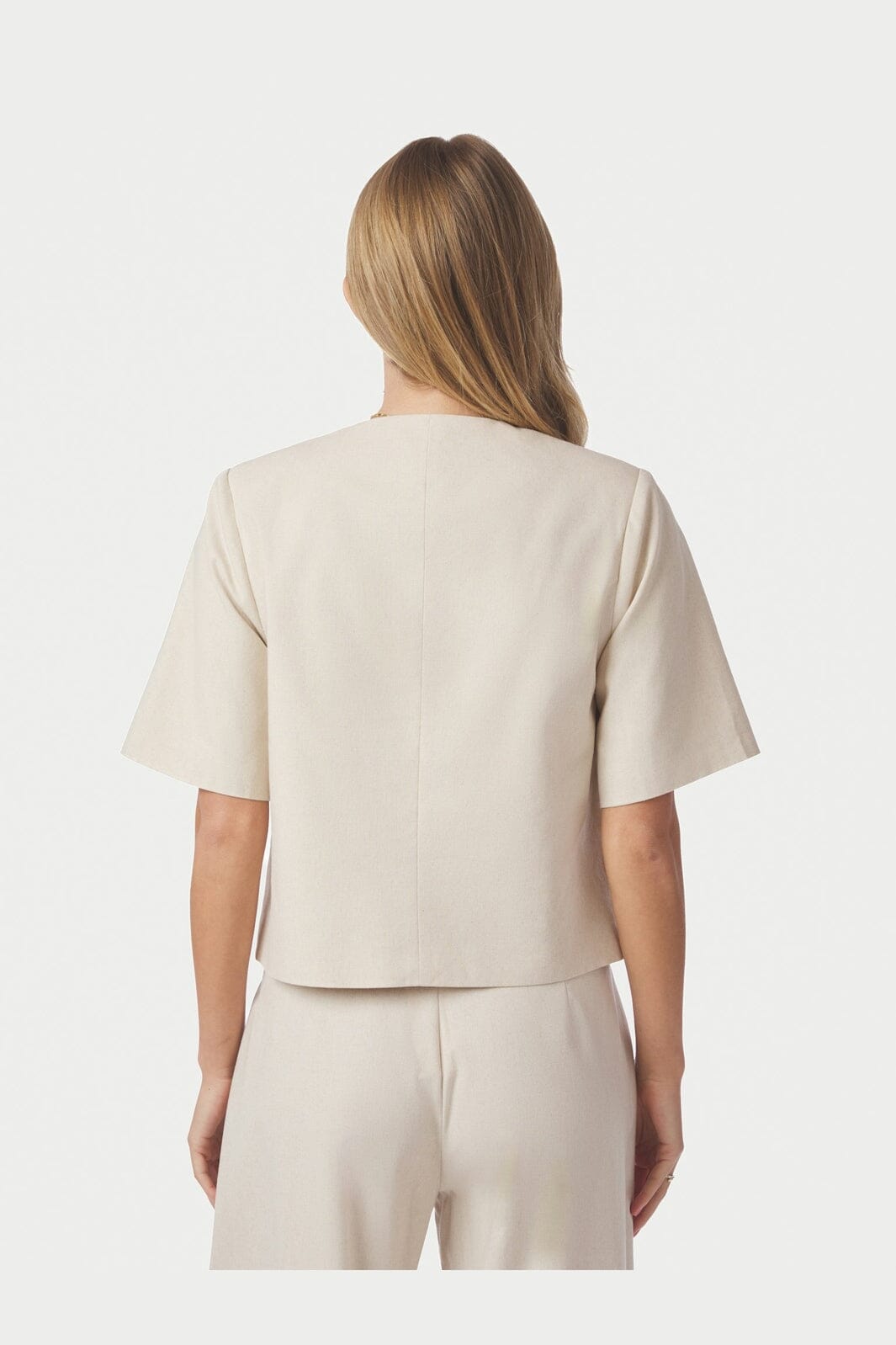Neo Noir - Rory Linen Blouse 169243 - 122 - Creme