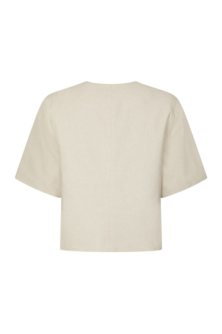 Neo Noir - Rory Linen Blouse 169243 - 122 - Creme