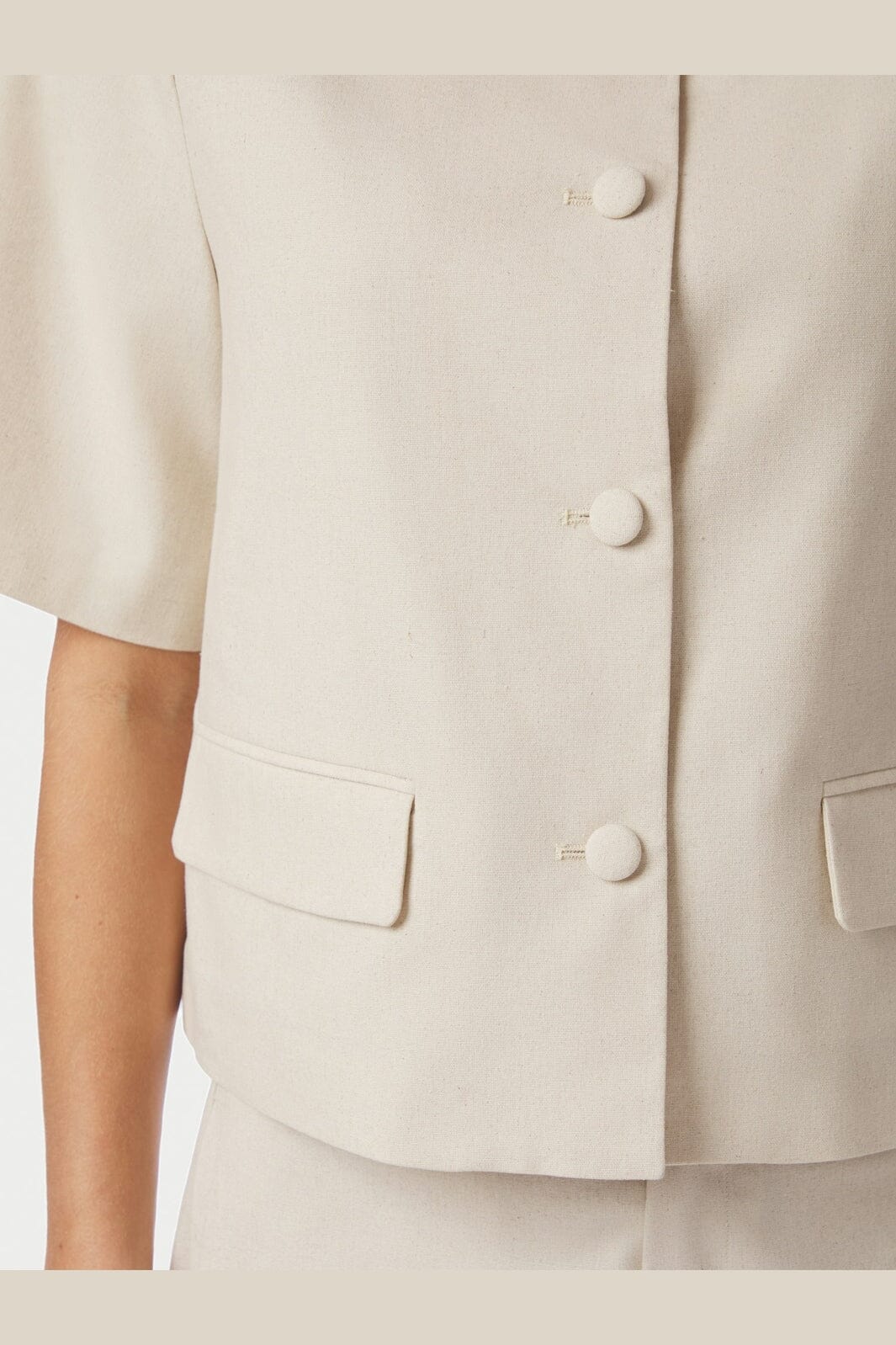 Neo Noir - Rory Linen Blouse 169243 - 122 - Creme