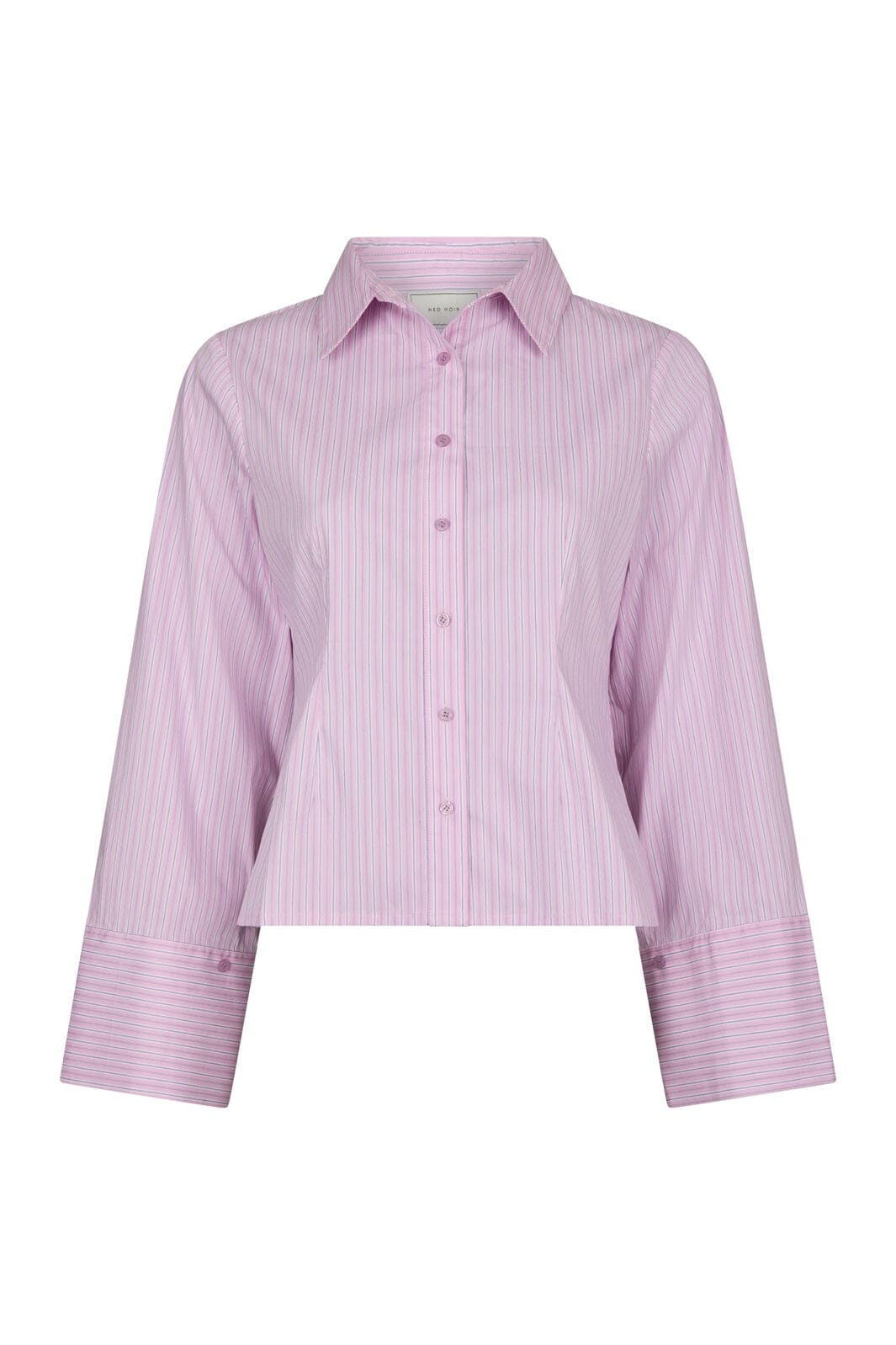 Neo Noir - Rosa Shadow Stripe Shirt 166611 - 754 - Light Pink