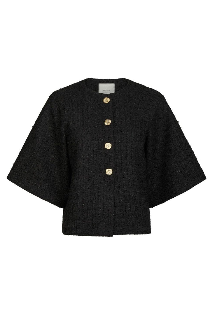 Neo Noir - Rosella Boucle Mini Jacket 166488 - 100 - Black