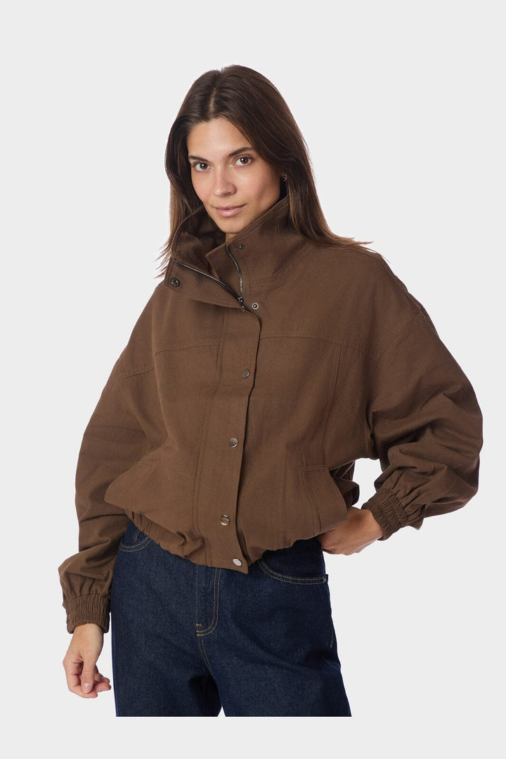 Neo Noir - Selio Bomber Jacket 167651 - 210 - Brown