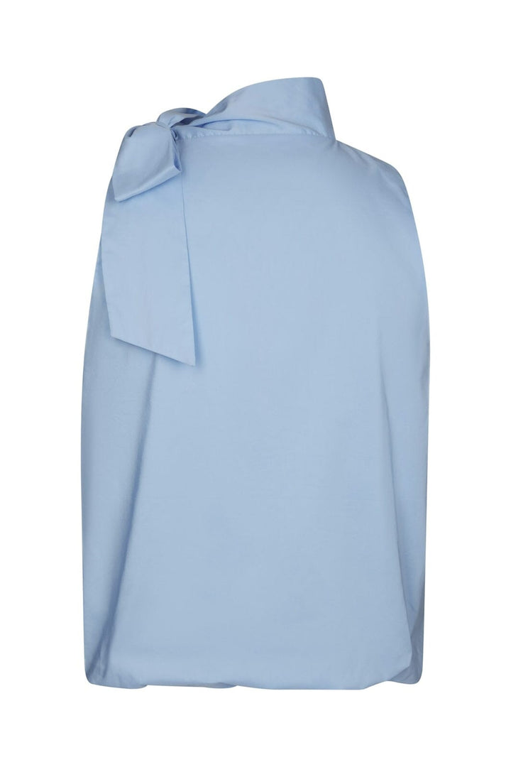 Neo Noir - Veda Poplin Top 168463 - 145 - Light Blue