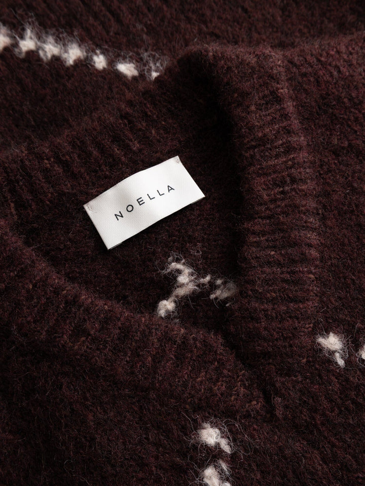 Noella - Lai Knit 14670001 - 1470 - Winetasting Mix Strikbluser 