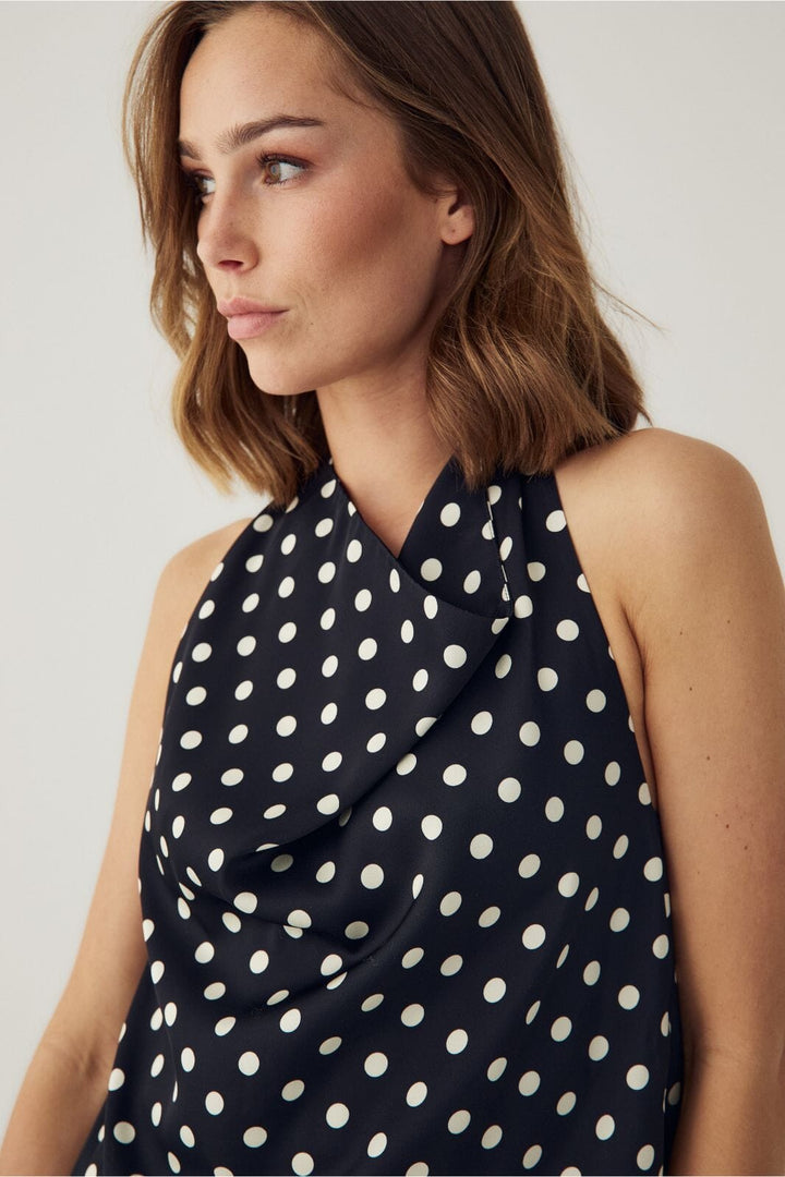 Noella - N-Marchita Blouse 16900002 - 1529 - Debbee Black Print Bluser 