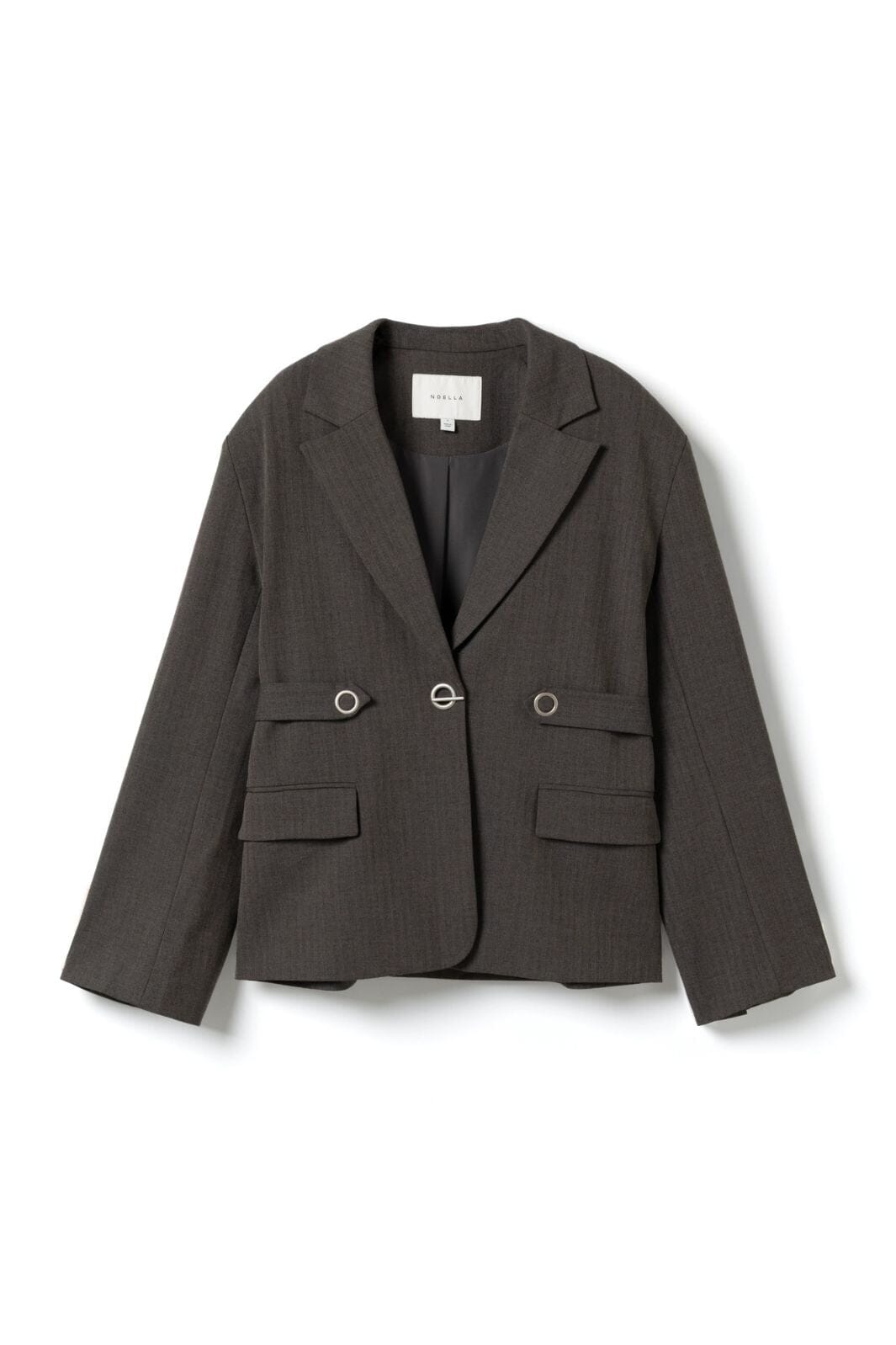 Noella - N-Marice Blazer 16150003 - 1488 - Brown Herringbone Blazere 