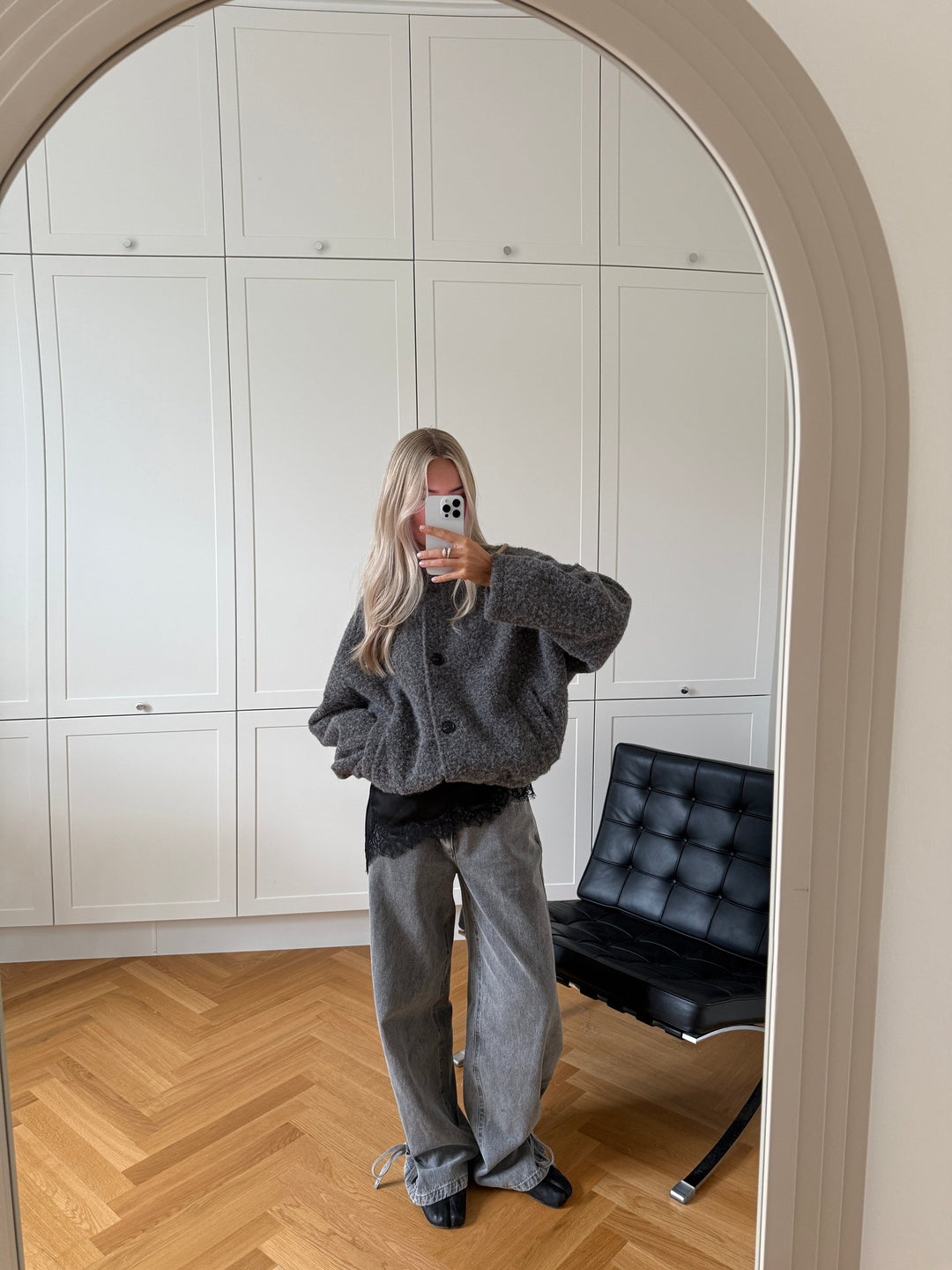 Noella - N-Marnie Jacket 15920001 - 019 - Dark Grey Melange Jakker 