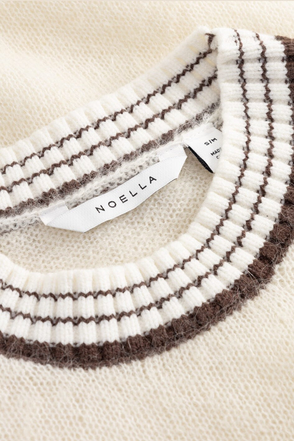 Noella - N-Marthy Knit 16400001 - 1502 - Ivory Brown