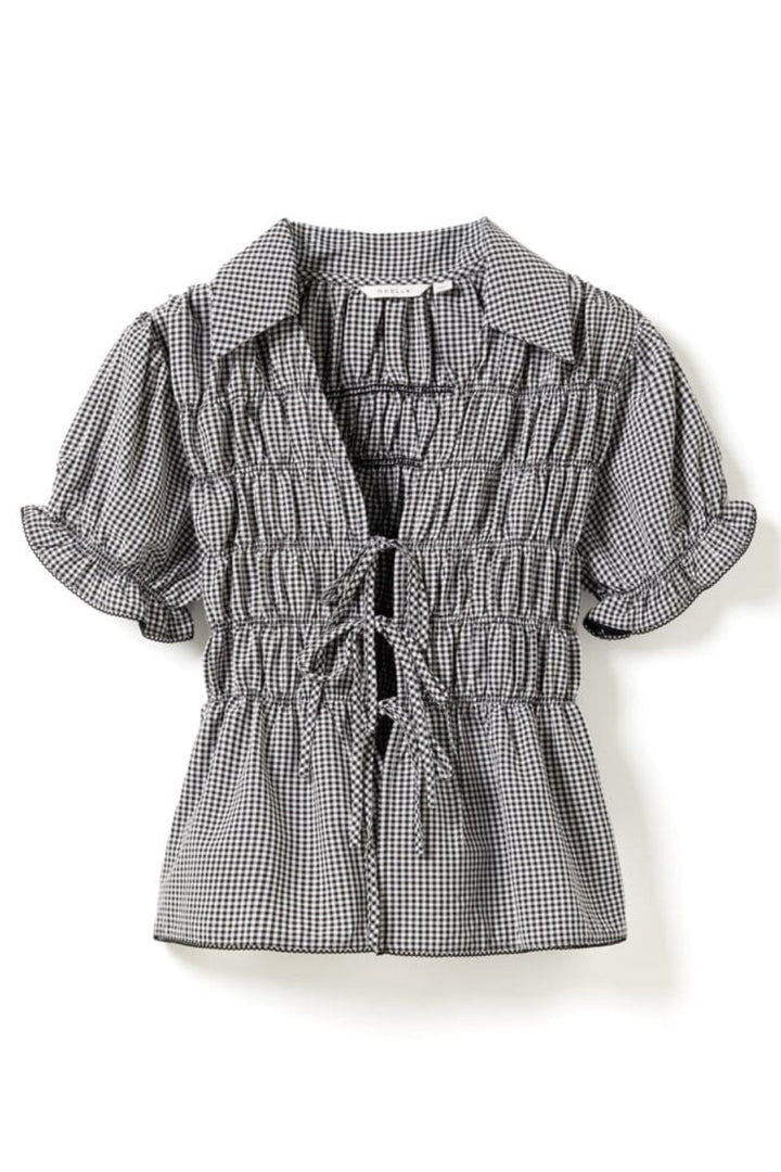 Noella - N-Marty Blouse 15840001 - 1462 - Darlyn Black Check