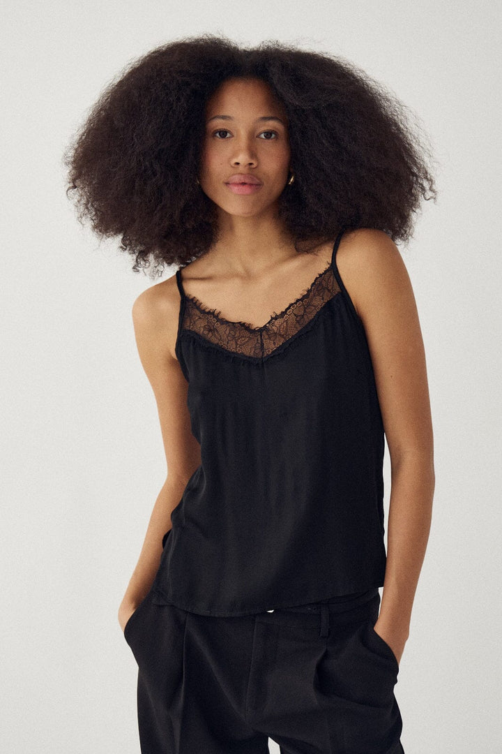 Noella - N-Miliana Blouse 16440001 - 004 - Black Bluser 