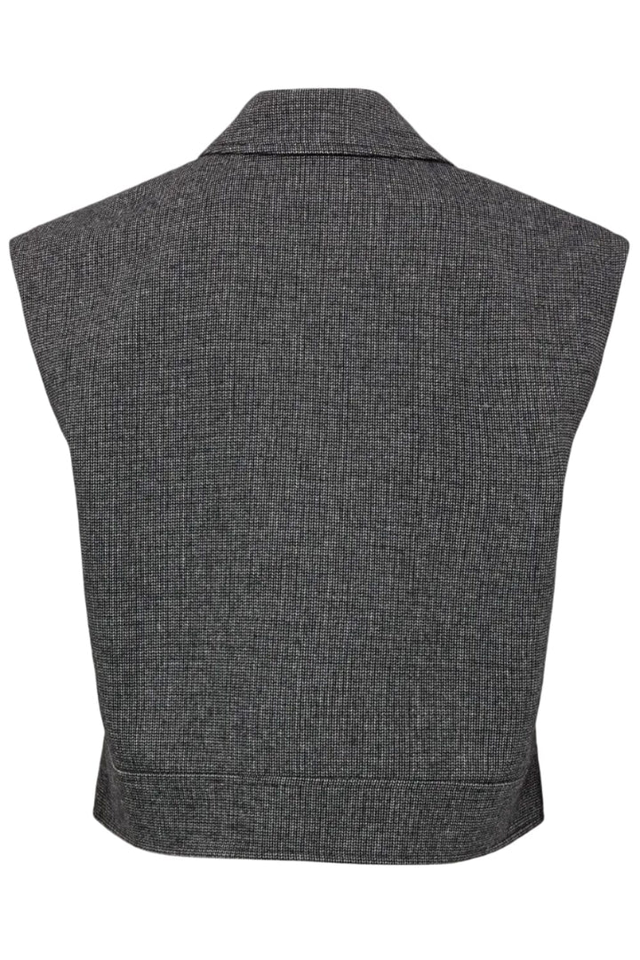 Nümph - Nuroki Vest 707477 - Dark Grey Melange Veste 