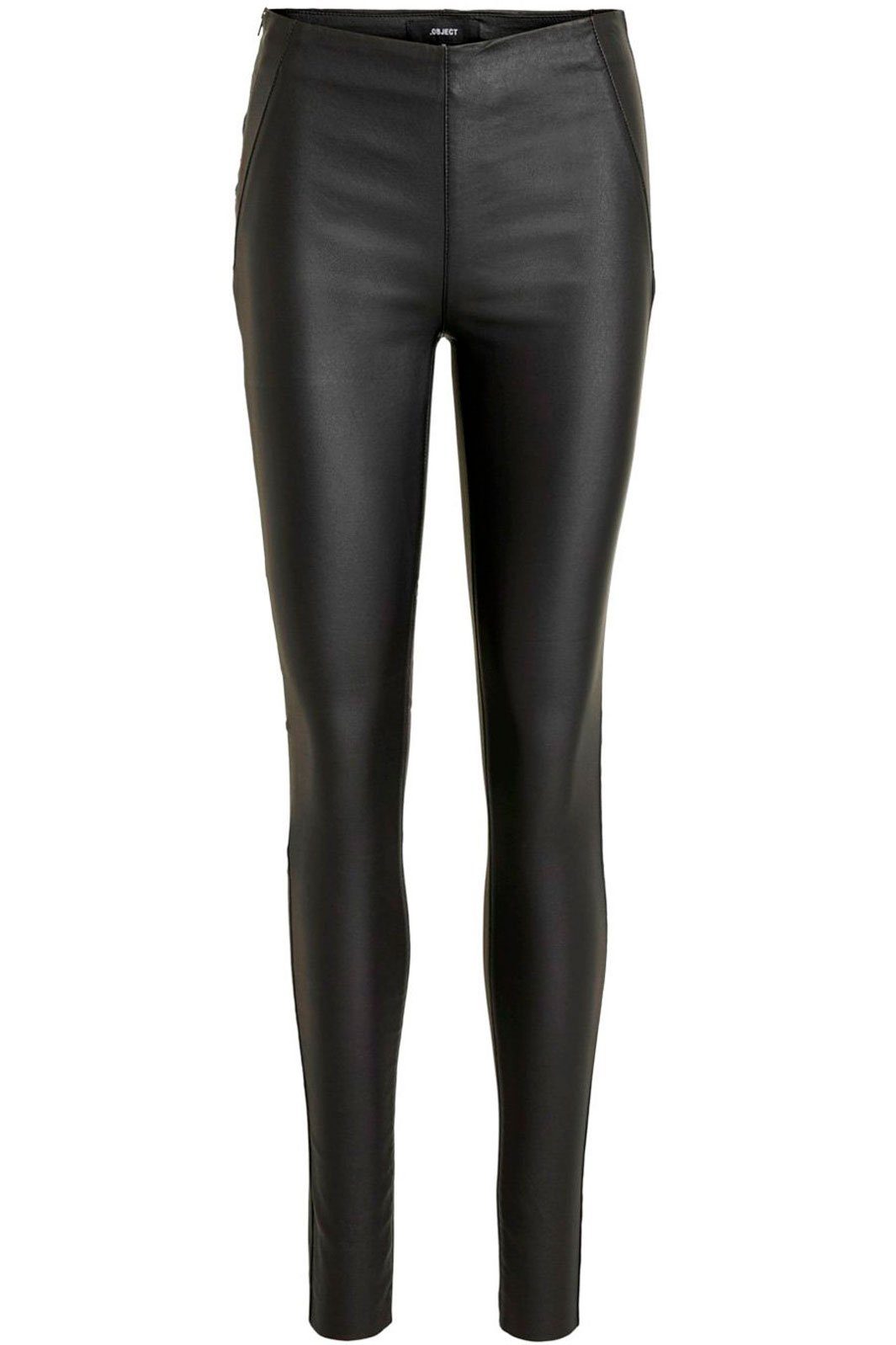 Object - ObjBelle Mw Coated Leggings - Black