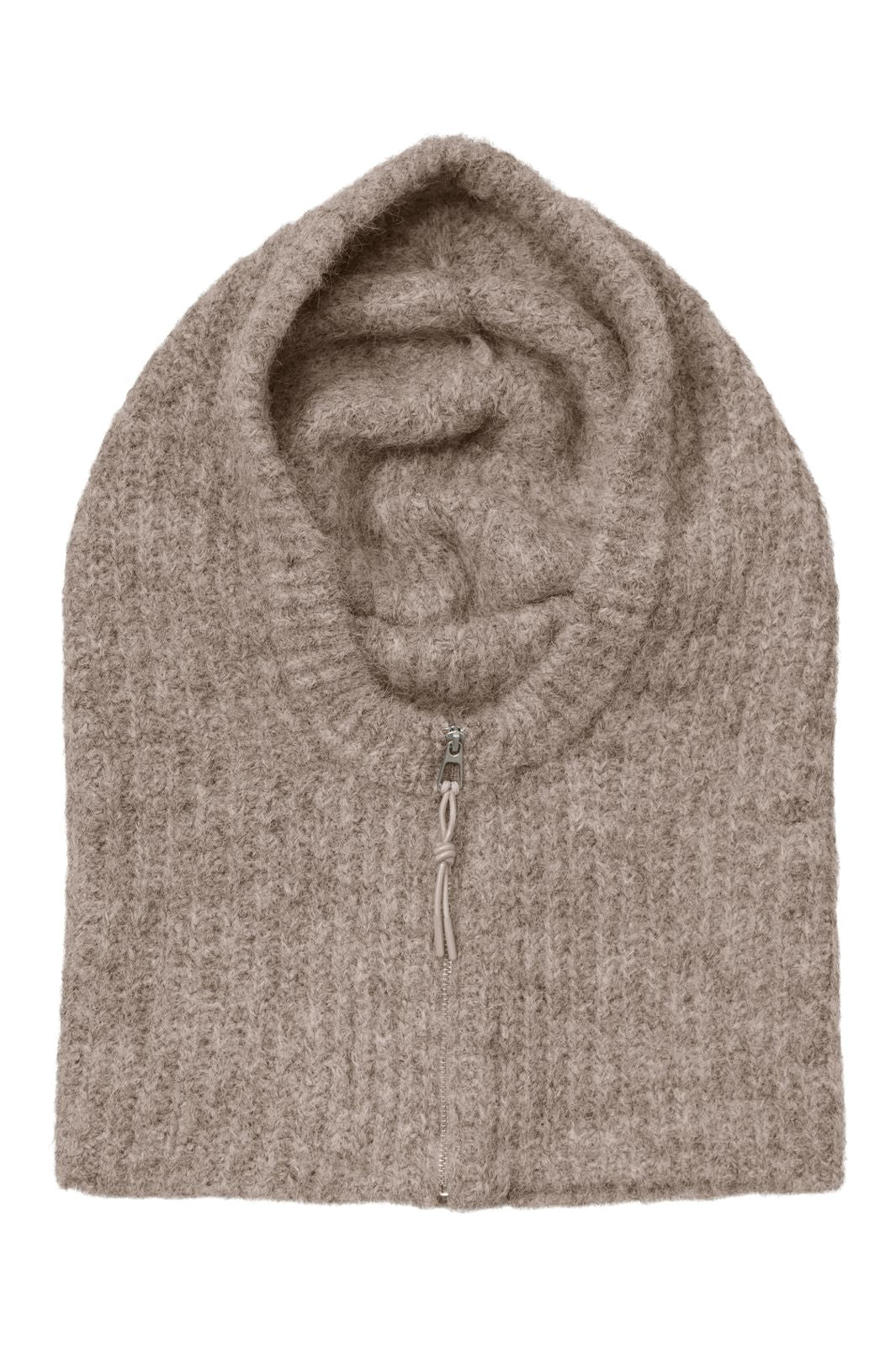Object - Objmilu Zip Balaclava - 5165337 Humus Melange
