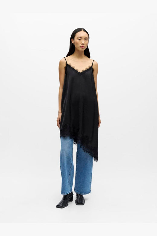Object - Objnaline Reg Slip Lace Dress Vip 26 - 5094044 Black
