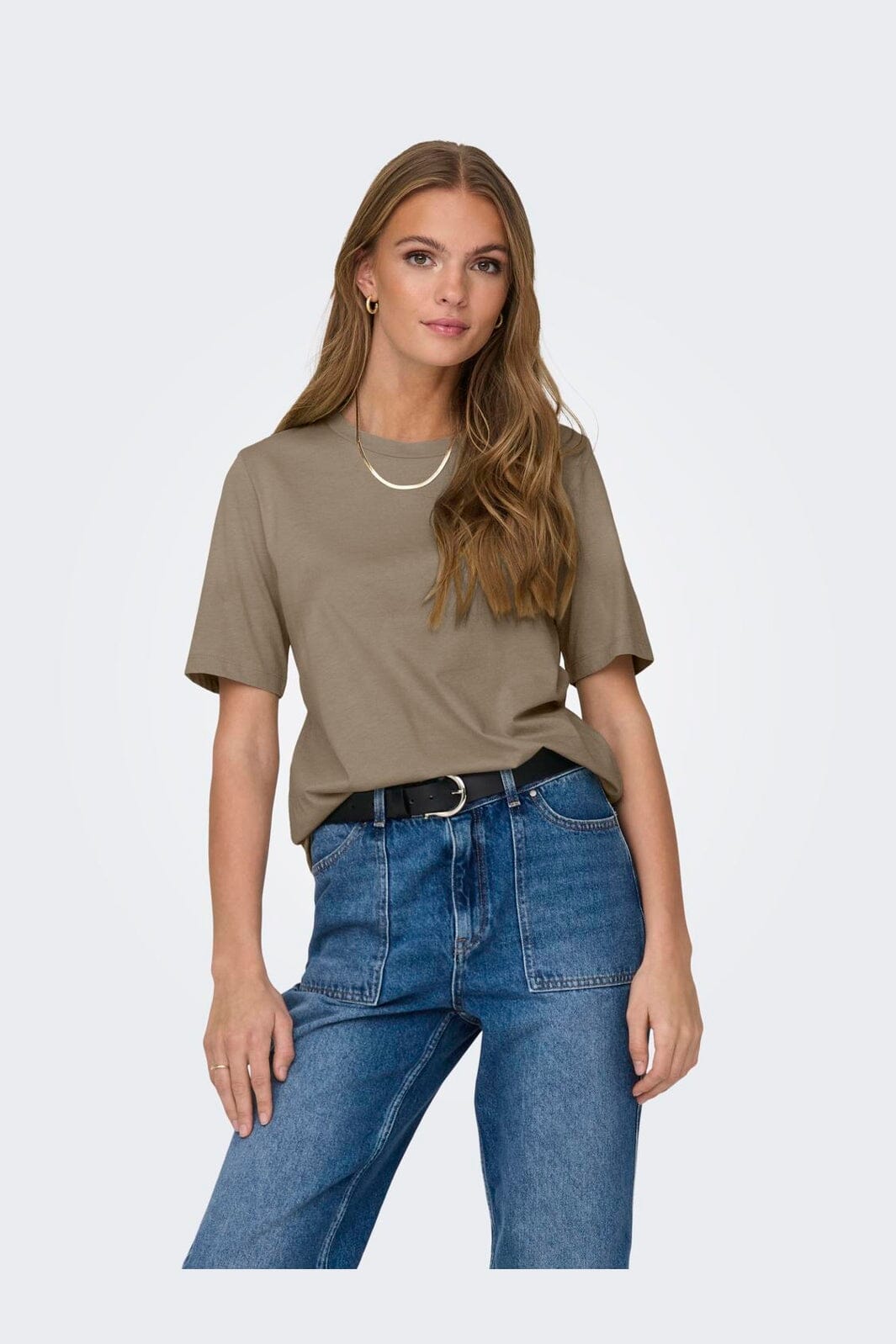 Only - Onl S/S Tee - 4959076 Walnut