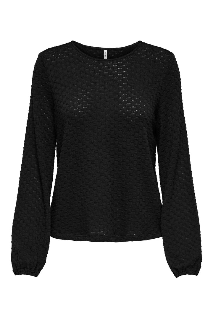 Only - Onlbelle Life L/S Top - 4891982 Black