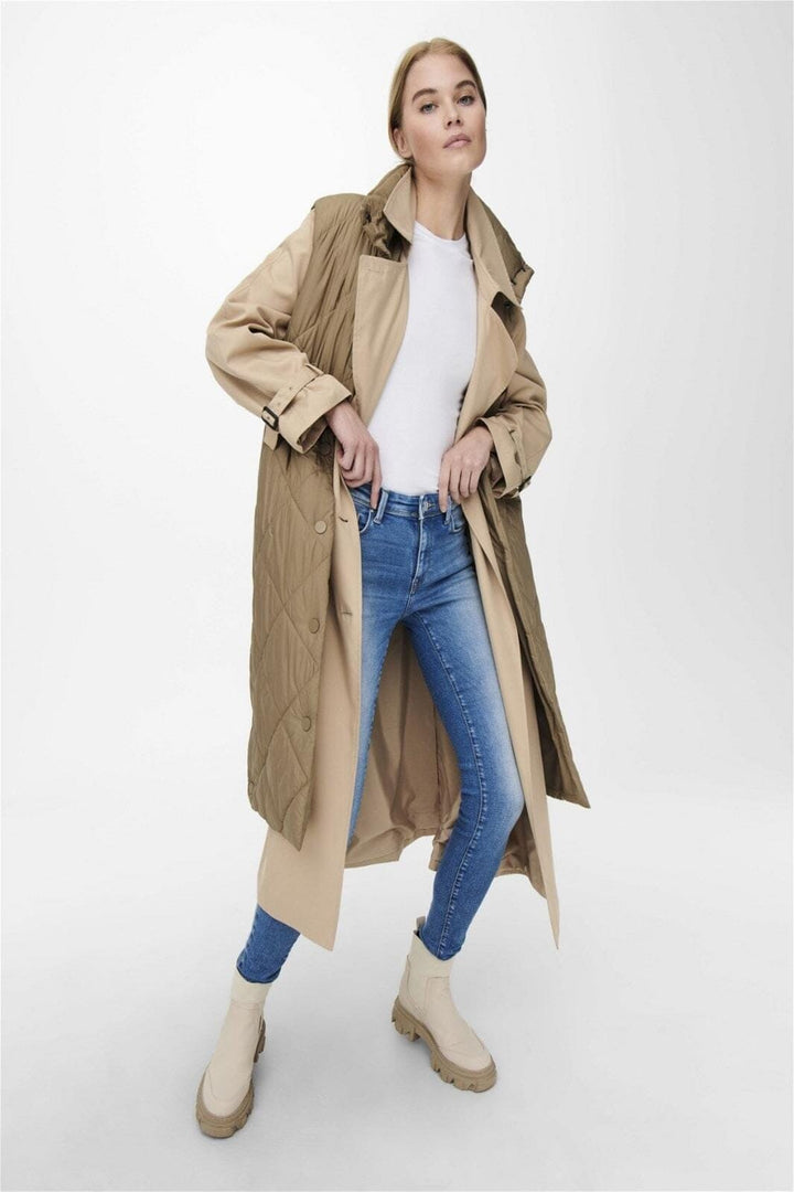 Only - Onlchloe Trenchcoat Double B. Otw - 3781745 Tannin Jakker 