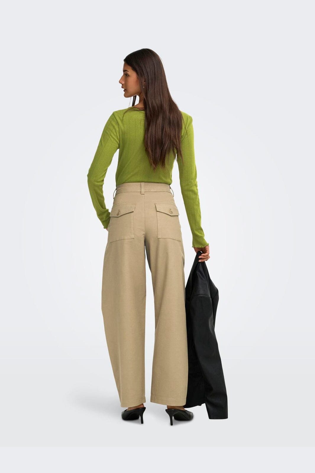 Only - Onlclair Barrel Pant - 5079694 Cornstalk