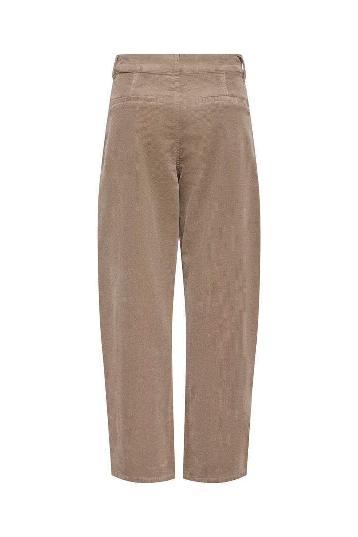 Only - Onlclair-Flora Cord Barrel Pant - 5103575 Taupe Gray