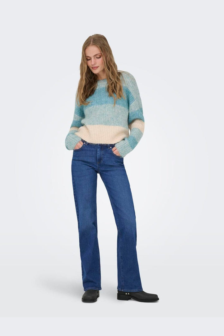 Only - Onldarla Mid Straight Pim Esp - 4922006 Medium Blue Denim