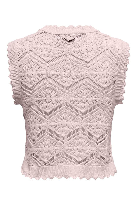Only - Onlfrida Life Sl Structure Top Knt 15315271 - 4429426 - Candy Pink
