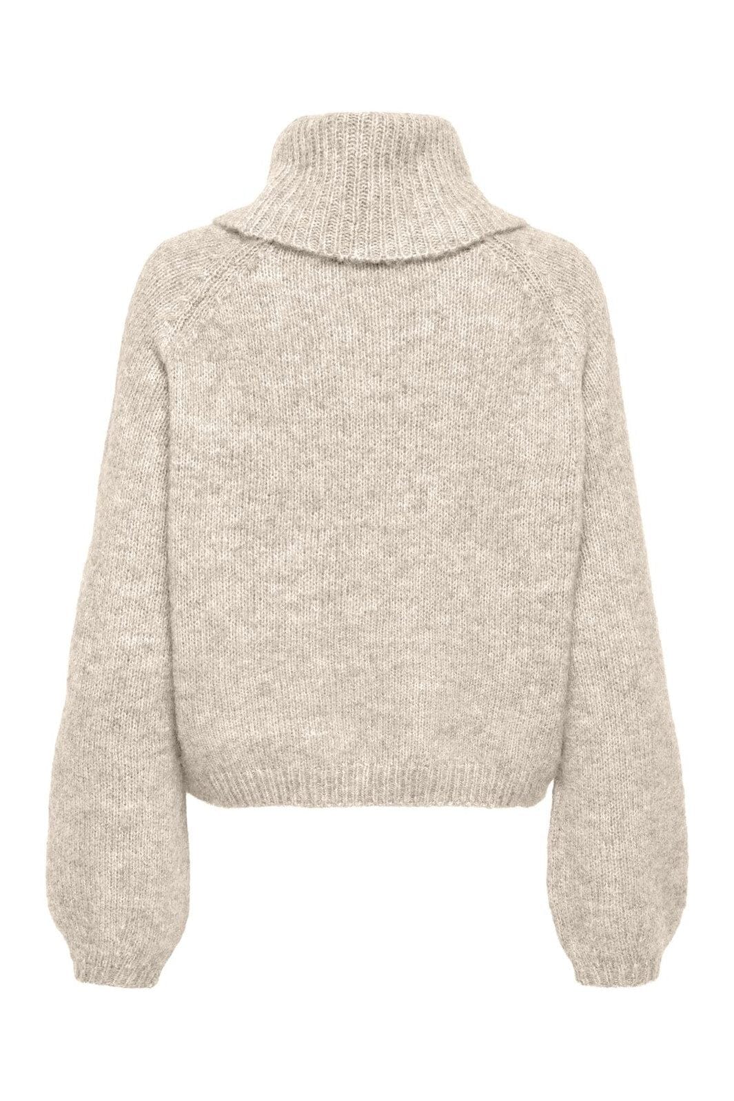 Only - Onlgila Life Ls Rollneck Bf Knt - 4932314 Whitecap Gray Melange