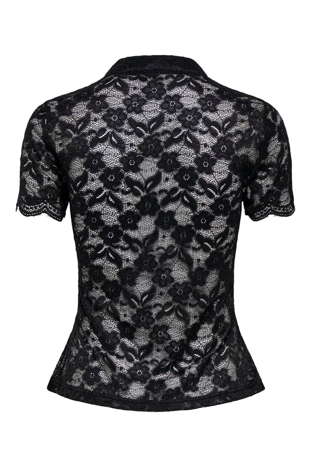 Only - Onlidi S/S Lace Top - 5249397 Black