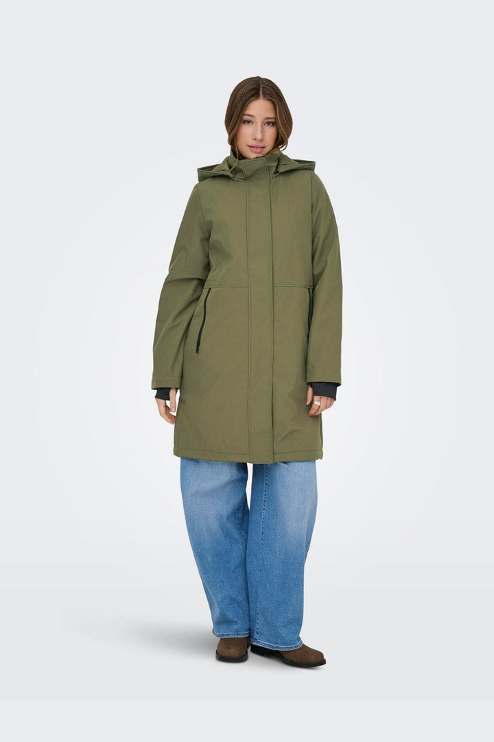 Only - Onlkara Parka Cc - 4903463 Stone Gray