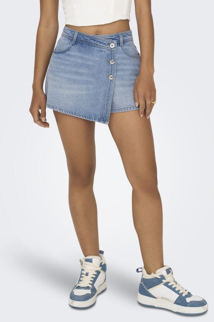 Only - Onllesly Reg Lb Skort - 3876358 Light Blue Denim