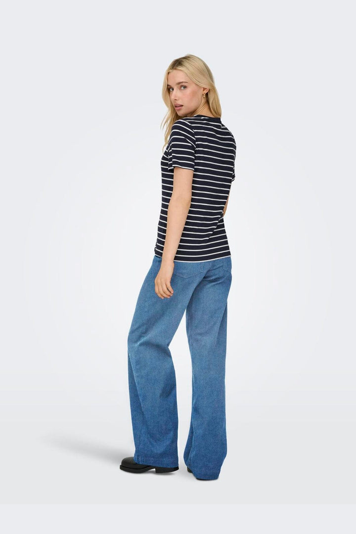 Only - Onlmadison-Royal Wide - 4935491 Medium Blue Denim