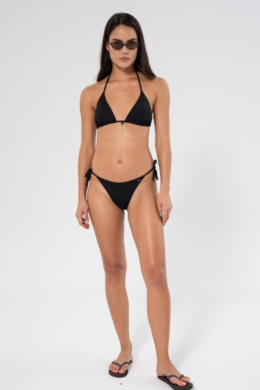 Panos Emporio - Galathea Solid Top Bikini Top Pews2638 - Black