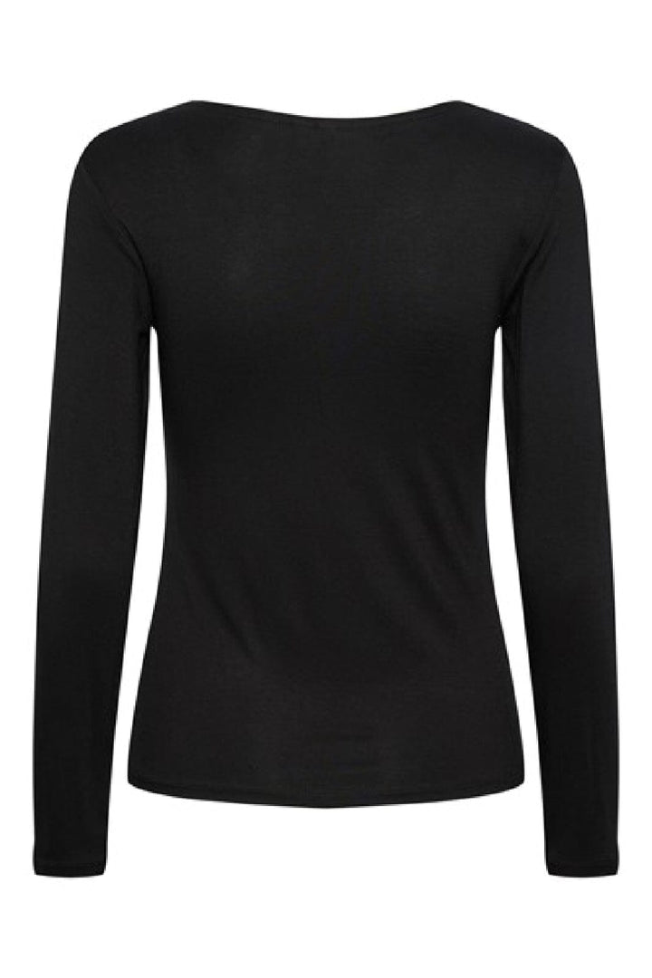 Pieces - Pcbarbera Ls Lace Top - 4279507 Black